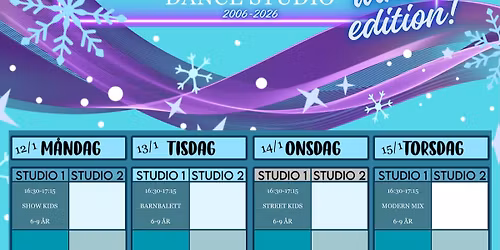 STYLE DANCE STUDIO - WINTER INTENSE 2026