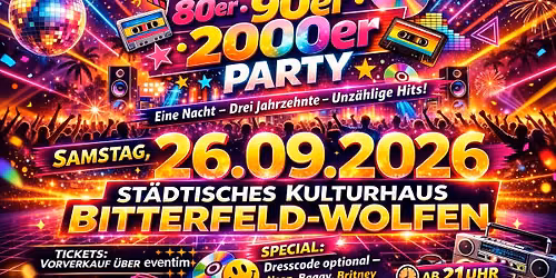 80er, 90er, 2000er Party