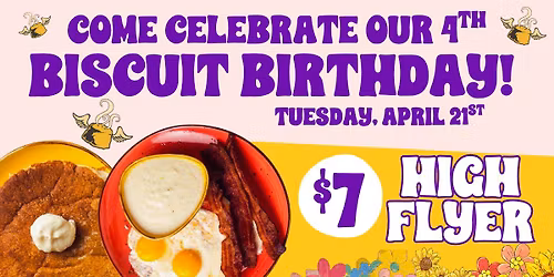 $7 High Flyer ALL DAY to Celebrate 4 Years in Brier Creek!