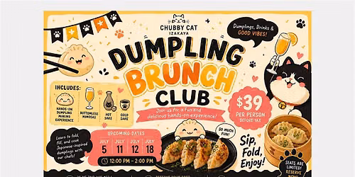 Dumpling Brunch Club at CHUBBY CAT