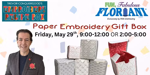 Trevor Conquergood: Paper Embroidery Gift Box