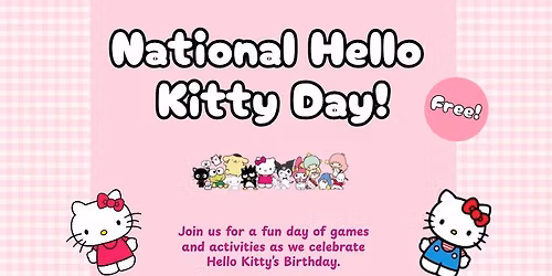 Hello Kitty Day at R.F. Sink Memorial Library