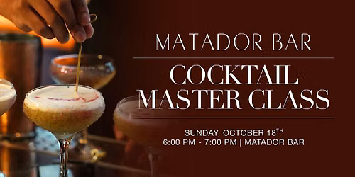 Cocktail Master Class at The Miami Beach EDITION
