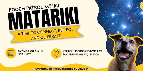 Pooch Patrol Whau Matariki Celebration