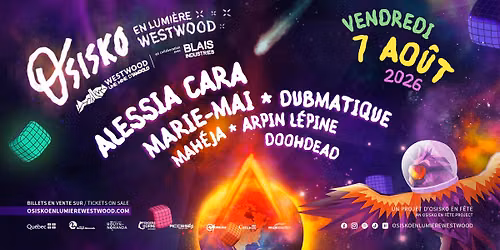 7 août ▲ Tête d'affiche à venir + Marie-Mai