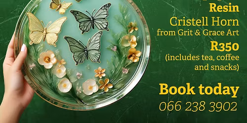 Tray workshop with Cristell Horn from Grit & Grace Art