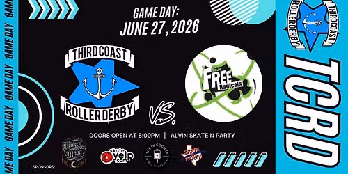 Third Coast Roller Derby vs. Team Free Radicals