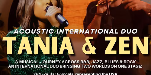\ud83c\udfb8International Duo: Tania & Zen LIVE @ Stage Pub Timi\u0219oara