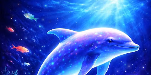 Let's paint the underwater world with fluorescent paints!