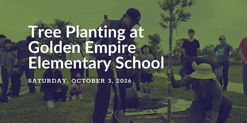 Planting at Golden Empire Elementary School