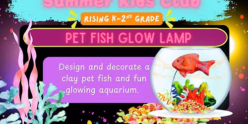 Summer Kids Club- Pet Fish Glow Lamp 
