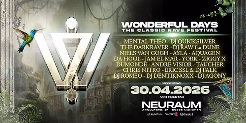 Wonderful Days - The Classic Rave Festival - M\u00fcnchen