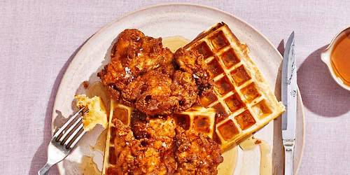 Les Femmes Chicken and Waffle Breakfast
