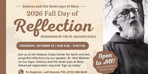 2026 Fall Day of Reflection