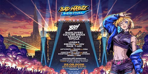 BAD HABITZ FESTIVAL 2026 — Antwerp expo