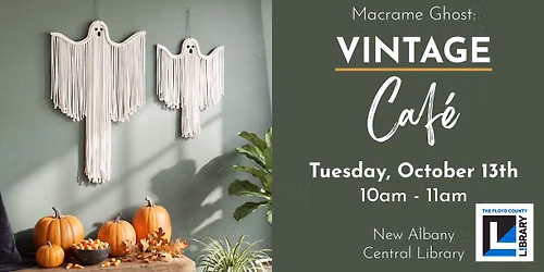 Vintage Cafe: Macram\u00e9 Ghost 