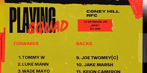 Coney Hill vs Drybrook 2\u2019s away