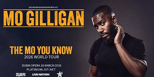 Mo Gilligan at Dubai Opera