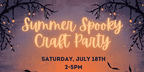 Summer Spooky Craft Party