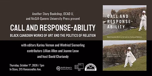 Launch of Karina Vernon and Winfried Siemerling's CALL AND RESPONSE-ABILITY