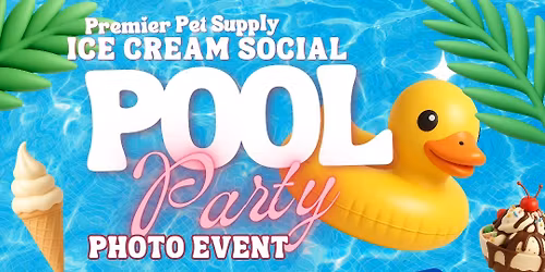 Pool Party, Ruff Life Photos, & Sweet Paws Creamery Ice Cream Social!
