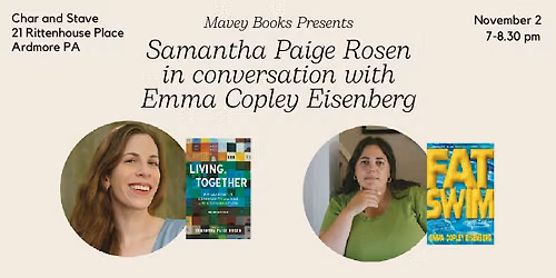 Samantha Paige Rosen in Conversation with Emma Copley Eisenberg