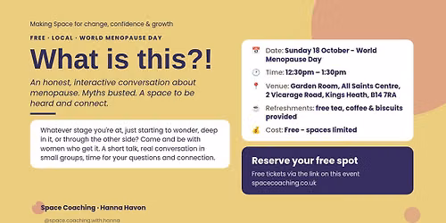 World menopause day connect