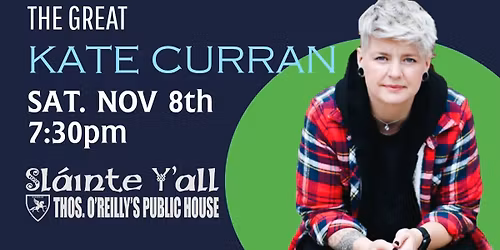 The Great Kate Curran Live on the Pub Stage