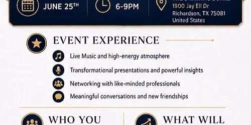 An evening of Power, Purpose and Possibility