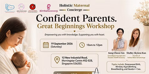 Confident Parents, Great Beginnings Workshop