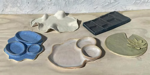 Snack Dish or Picnic Tray Pottery Class- Intro to Ceramics Workshop