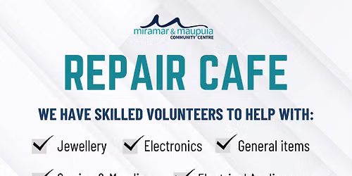 Repair Cafe at Miramar & Maupuia Community Centre