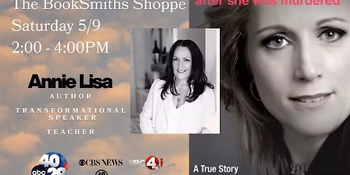 Meet Author Annie Lisa on Saturday 5\/9 from 2-4PM