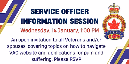 Service Officer Information Session