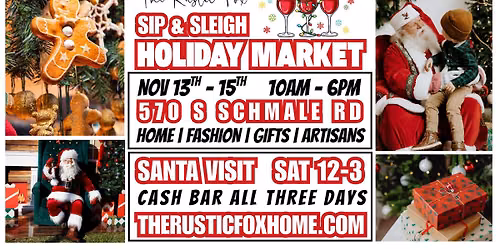 The Rustic Fox Sip & Sleigh Holiday Market