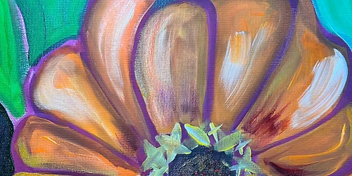 Zinnias paint class 