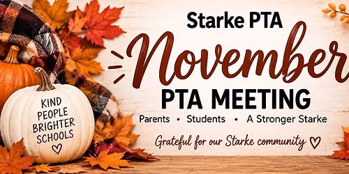 November PTA Meeting