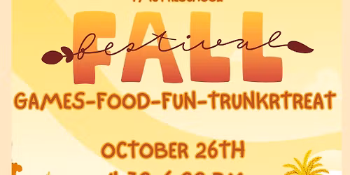 FMC Preschool Fall Fest