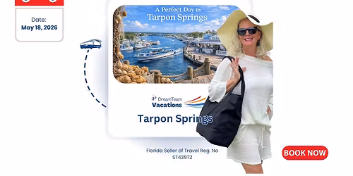 Day Trip to Tarpon Springs Sponge Docks \ud83d\udea4 | Departing from The Villages\u00ae