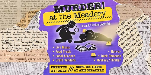 M**der! At the Meadery: A Dark Fiction Book Fair (FREE TICKETS)
