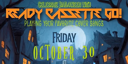 Ready Cassette Go Rocking The Blue Moon Halloween Party!