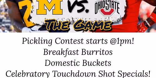 THE GAME! Ohio State vs Michigan