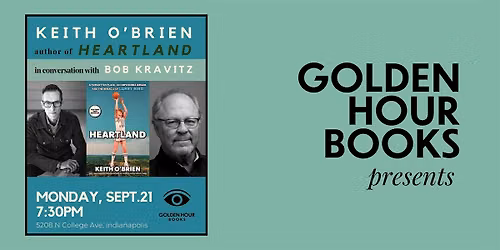 Keith O'Brien, author of Heartland, at Golden Hour Books