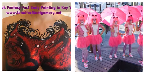 Key West Body Painting Fantasy Fest Body Painter