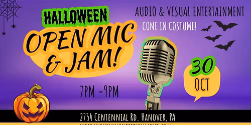 AVE Halloween Open Mic & Jam Night (10\/30\/25)