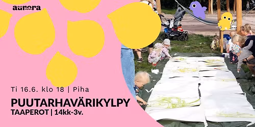 Puutarhav\u00e4rikylpy taaperoille