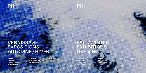 Vernissage des expositions automne-hiver | Manuel Mathieu, Keiken