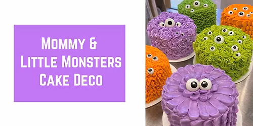 Mommy & Little Monsters Cake Deco