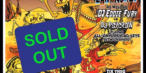 MANIC PISTOLEROS RETURN w\/ guests Murder Rats + Traumaboys~The Earthquakes~DJ Eddie Fury~DJ Psycrow!