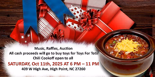 Fourth annual Toys for Tots Chili Cookoff with Kwik Fixx